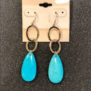 Technibond Turquoise Drop Earrings